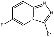 3-溴-6-氟-[1,2,4]三唑并[4,3-A]吡啶, 1443252-68-3, 结构式