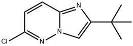 2-TERT-BUTYL-6-CHLORO-IMIDAZO[1,2-B]PYRIDAZINE, 144449-19-4, 结构式