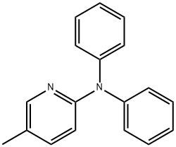 5-甲基-N,N-二苯基吡啶-2-胺 结构式