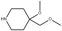 4-Methoxy-4-(methoxymethyl)piperidine Structure