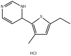 6-(5-ethyl-3-methylthiophen-2-yl)-1,6-dihydropyrimidine Struktur
