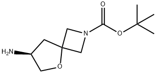 tert-butyl (S)-7-amino-5-oxa-2-azaspiro[3.4]octane-2-carboxylate 结构式