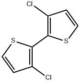 3,3'-dichloro-2,2'-bithiophene Structure