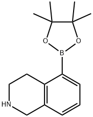 5-(tetramethyl-1,3,2-dioxaborolan-2-yl)-1,2,3,4-tetrahydroisoquinoline Structure