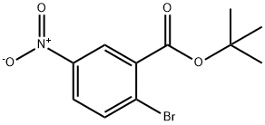 2-Bromo-5-nitro-benzoic acid tert-butyl ester Struktur