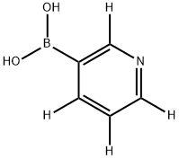 3-PYRIDINE-D4-BORONIC ACID Structure