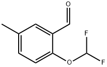 2-(difluoromethoxy)-5-methylbenzaldehyde Structure