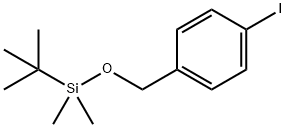 tert-butyl[(4-iodophenyl)methoxy]dimethylsilane Structure