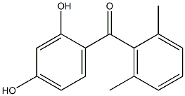 (2,4-dihydroxyphenyl)(2,6-dimethylphenyl)methanone Structure