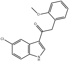 1-(5-chloro-1H-indol-3-yl)-2-(2-methoxyphenyl)ethan-1-one,1484958-13-5,结构式