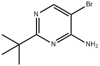 4-Amino-5-bromo-2-(tert-butyl)pyrimidine Structure