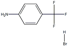4-(三氟甲基)苯胺氢溴酸盐 结构式