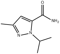 1-Isopropyl-3-methyl-1H-pyrazole-5-carboxamide Struktur