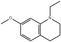 1-Ethyl-7-methoxy-1,2,3,4-tetrahydroquinoline Struktur