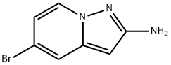 5-溴吡唑并[1,5-A]吡啶-2-胺 结构式