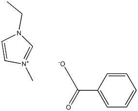 1-Ethyl-3-methylimidazolium benzoate Structure