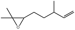 2,2-dimethyl-3-(3-methylpent-4-en-1-yl)oxirane Structure
