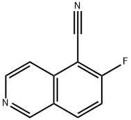 6-FLUOROISOQUINOLINE-5-CARBONITRILE,1510647-56-9,结构式