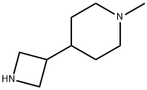 4-(Azetidin-3-yl)-1-methylpiperidine Structure