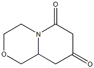 octahydropyrido[2,1-c]morpholine-6,8-dione 结构式