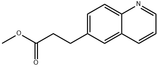 3-(喹啉-6-基)丙酸甲酯, 1514538-89-6, 结构式