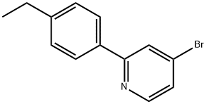 4-Bromo-2-(4-ethylphenyl)pyridine Structure