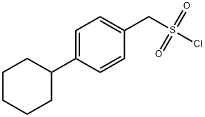 (4-cyclohexylphenyl)methanesulfonyl chloride,1516192-86-1,结构式