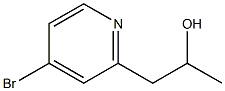 1-(4-Bromo-2-pyridyl)-2-propanol Struktur