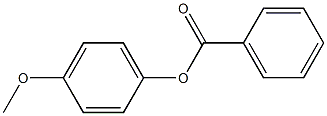 4-methoxyphenyl benzoate 化学構造式