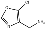 (5-chlorooxazol-4-yl)methanamine 化学構造式