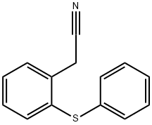 2-(2-(phenylthio)phenyl)acetonitrile Struktur