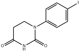 1-(4-iodophenyl)dihydropyrimidine-2,4(1H,3H)-dione Struktur