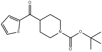 tert-butyl 4-(thiophene-2-carbonyl)piperidine-1-carboxylate,152936-77-1,结构式