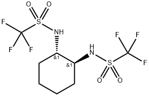 N,N'-(1S,2S)-1,2-环己二基双[1,1,1-三氟甲磺酰胺],153077-87-3,结构式