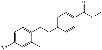 Methyl 4-(4-amino-2-methylphenethyl)benzoate,1530778-09-6,结构式