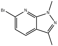 6-Bromo-1,3-dimethyl-1H-pyrazolo[3,4-b]pyridine Structure
