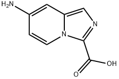 7-aminoimidazo[1,5-a]pyridine-3-carboxylic acid 结构式