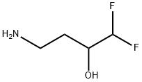 4-amino-1,1-difluorobutan-2-ol Structure