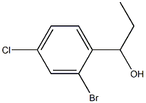 1-(2-bromo-4-chlorophenyl)propan-1-ol,1542594-14-8,结构式