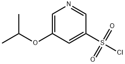 5-(propan-2-yloxy)pyridine-3-sulfonyl chloride Struktur