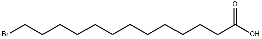 13-bromotridecanoic acid 化学構造式