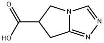 6,7-Dihydro-5H-pyrrolo[2,1-c][1,2,4]triazole-6-carboxylic acid,1547025-86-4,结构式