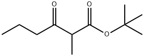 tert-butyl 2-methyl-3-oxohexanoate Structure