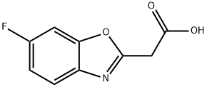 2-Benzoxazoleacetic acid, 6-fluoro- Structure