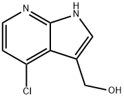 1H-Pyrrolo[2,3-b]pyridine-3-methanol, 4-chloro- Structure