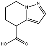 4H,5H,6H,7H-pyrazolo[1,5-a]pyridine-4-carboxylic acid 化学構造式