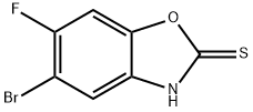 5-Bromo-6-fluoro-benzooxazole-2-thiol Structure