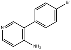 3-(4-BROMOPHENYL)PYRIDIN-4-AMINE 结构式