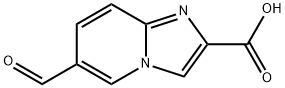 6-formylimidazo[1,2-a]pyridine-2-carboxylic acid 结构式