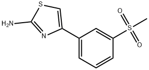 4-(3-methanesulfonylphenyl)-1,3-thiazol-2-amine 结构式